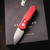 Pro-Tech Runt 5 Red Handle, 1.95" Satin Wharncliffe
