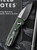 Pro-Tech Runt 5 Green Handle, 1.95" Satin Wharncliffe