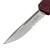 Microtech Hera II Mini Single Edge 2.95" Merlot Stonewash Standard Partial Serrated 1703M-11MR