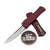 Microtech Hera II Mini Single Edge 2.95" Merlot Stonewash Standard Partial Serrated 1703M-11MR
