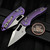 Microtech Stitch Ram-Lok 169RL-10MS5 Purple Haze Titanium Slab Side Stonewash Purple Ti Accent Marfione Select
