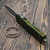 Microtech OD Green Executive Scarab II D/E Gen III Apocalyptic 1175-10APOD