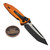 Microtech Socom Elite 161-1OR Orange Tanto Edge Black Standard Manual