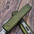 Microtech UTX-85 Gen IV OD Green S/E 3.10" M390MK Partial Serrated Stonewash 12314-11OD