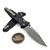 MICROTECH SOCOM RAM-LOK S/E APOCALYPTIC FRAG ALUMINIUM BLACK 160RL-10APFR