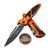 Microtech Socom Elite Manual Orange 4" S/E Black 160-1OR Single Edge on EDC Lifestyle