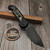 Microtech LUDT S/E DLC Gold Carbon Fiber Inlays 1135-1DLCTSAE S/N 070 - Preowned