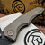 Kubey Steeltle Folding Knife Bronze Titanium Handle 2.36" Blackwash M390 Blade KB390D - Preowned