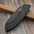 Kubey Anteater Liner Lock Folding Knife Black G10 Handle 3.5" Blackwash 14C28N KU212D - Preowned