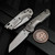 Microtech MSI Ram-Lok Mini Fluted Titanium 3.10" Stonewash Marfione Select 210M-10FLMS1  By Edc Lifestyle