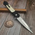 Pro-Tech Knives Large Don Fully 3D Machined Tuxedo Black Handle Ivory Micarta Inlays, 4.5" Satin Blade