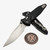 Microtech Socom Ram-Lok Black Aluminum Frag 4.00" S/E Stonewash 160RL-10FR  By Edc Lifestyle