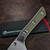 MICROTECH KNIVES 6" M390 UTILITY KNIFE STONEWASH STANDARD BEAD BLAST BOLSTER OD GREEN G-10 3400B-10OD
