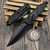 Microtech Socom Elite Manual DLC Carbon Fiber 4" Spear Point 160-1DLCTCFISS Spear Point on EDC Lifestyle