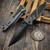 Microtech Socom Elite Manual Natural Clear 4" Spear Point DLC Carbon Fiber Inserts 160-1DLCTNCCFISS Spear Point on EDC Lifestyle