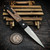 Pro-Tech Knives Black Godfather Maple Burl Wood Inlay 4" Satin 906