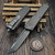 Microtech Natural Clear Executive Scarab II T/E Full Serrated Gen III Apocalyptic 1177-12APNC