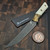 MICRTECH KNIVES BONING KNIFE 6.125" DLC M390 BRONZED TITANIUM BOLSTER IVORY G-10 3100B-1DLCIVS