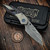 Keanison Knives K9 Fat Carbon/Crystal Ti Nichols Galactic Twist #58
