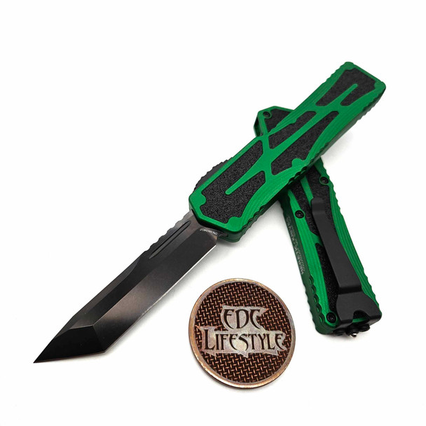 Heretic Knives Toxic Green DLC Tanto Edge Colossus H040-6A-TXGRN