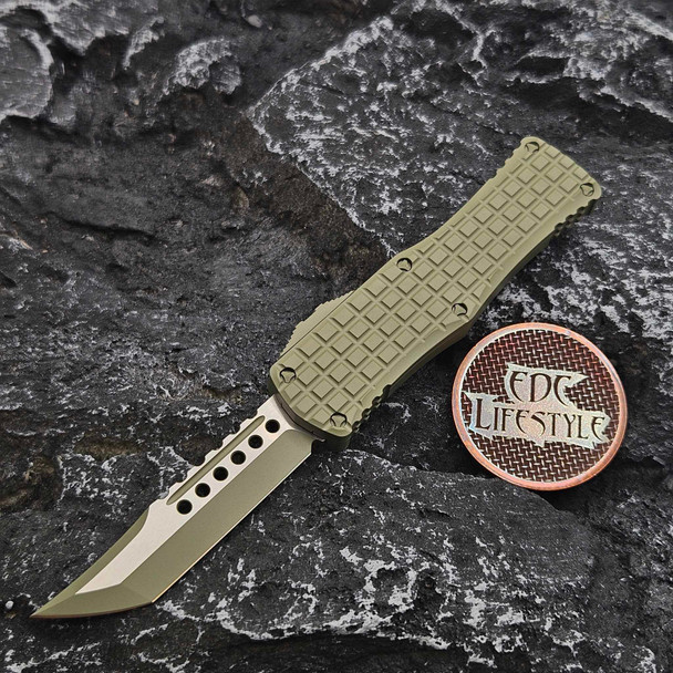 Microtech 919-1FRCFTS Hera Hellhound Frag Cerakote Forest Green