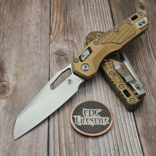 Microtech MSI Ram-Lok Tan Frag Aluminum 3.85