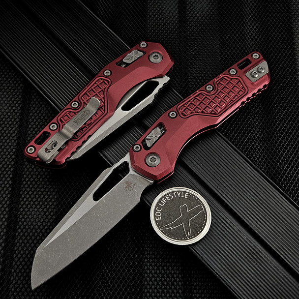 Microtech MSI Ram-Lok Merlot Frag Aluminum 3.85