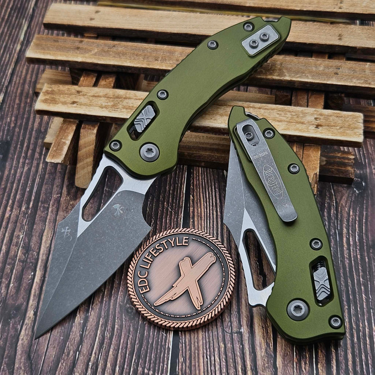 Microtech M-Stitch Ram-Lok Manual OD Green Apocalyptic 3.0