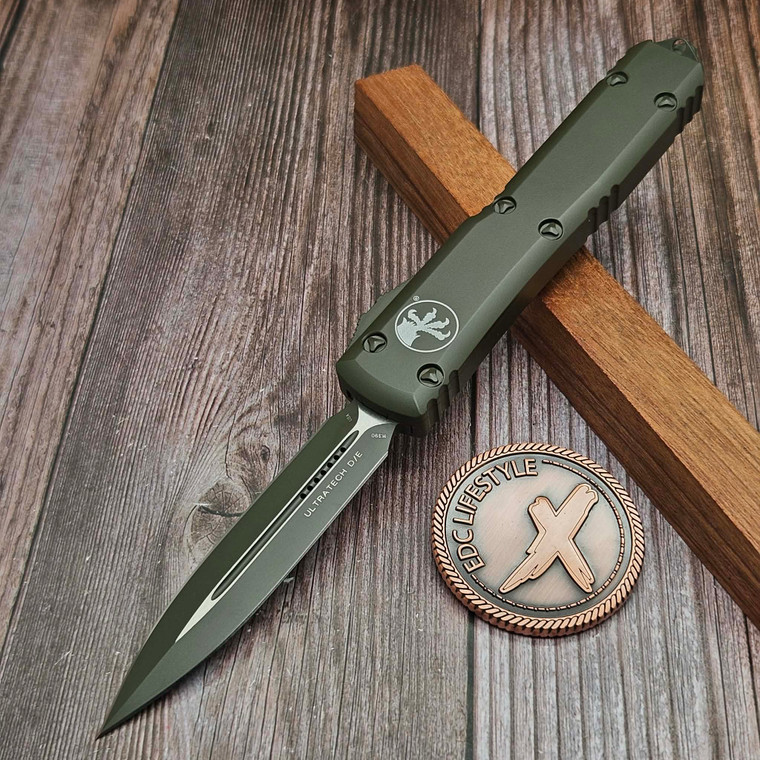 Microtech Ultratech Cerakote OD Green D/E 122-1COD - Preowned