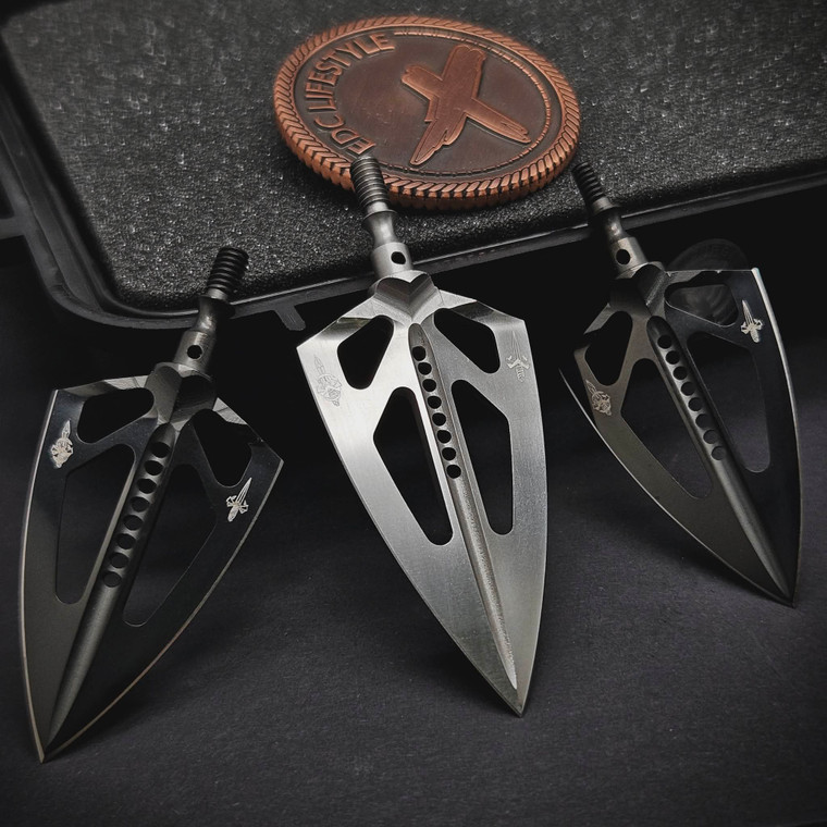 Marfione Custom/Sean Marfione Vintage Vero Beach Era Tomahawk Broadhead DLC Diamondwash 123 Grain & Diamondwash 170 Grain