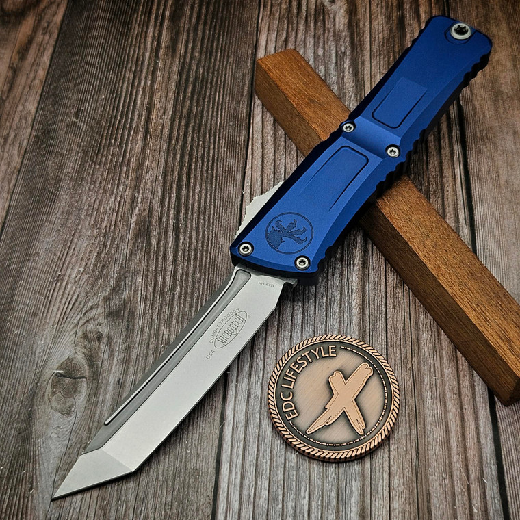 Microtech Combat Troodon Gen III Navy Blue T/E Stonewash 1144-10NA - Preowned  by EDC Lifestyle