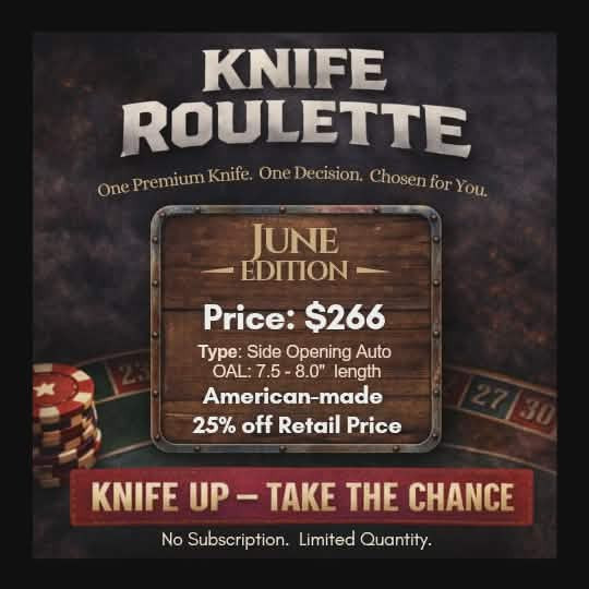 June Mystery Knife Roulette from EDC Lifestyle
