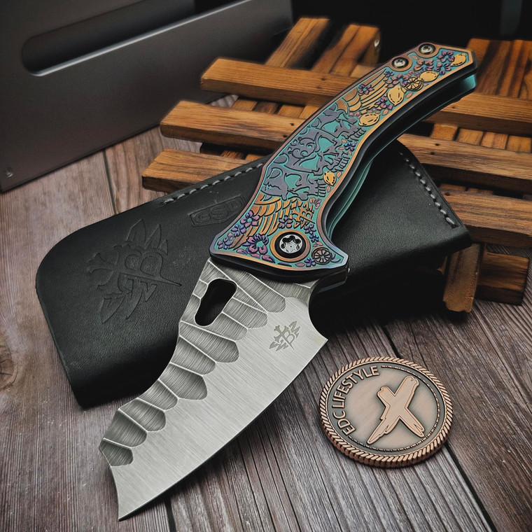 Borka Blades Ti2 Design Winged Skull V2 Shylock Full Rock Grind
