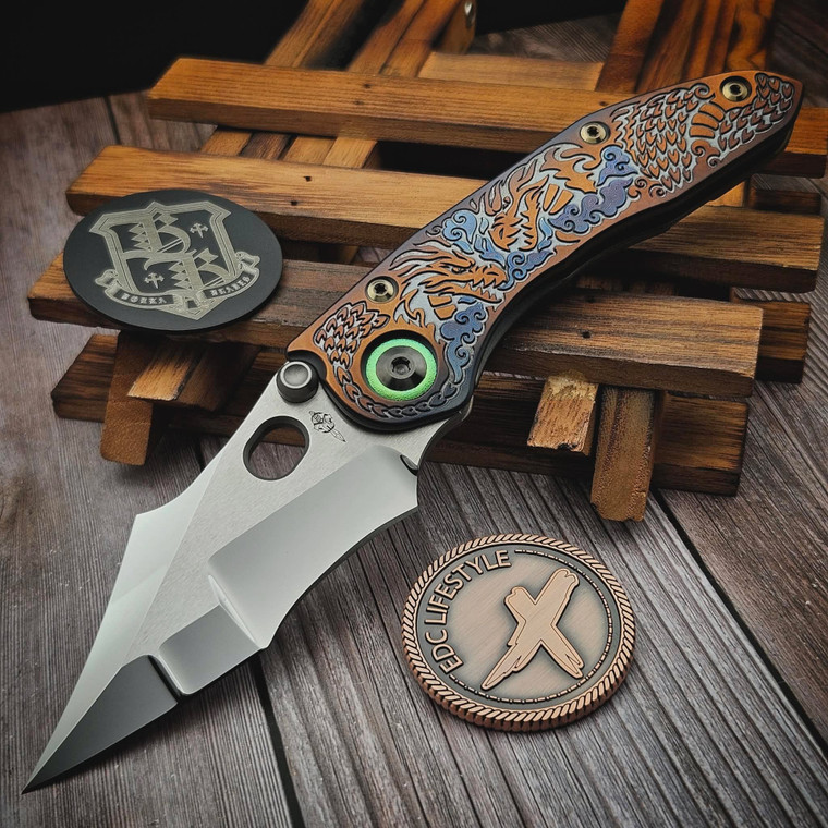 Borka Blades Sean Marfione Dragon Stitch Wu-Fang Grind Mirror Polish