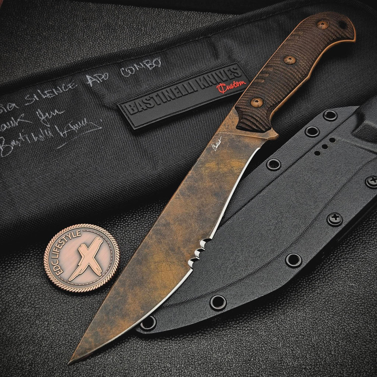 Bastinelli Knives Silence Large Plague Outbreak Combo Serrated