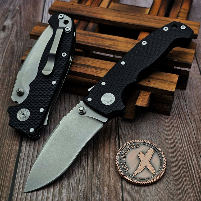 Demko AD20 Kopis Black G10 3.63" CPM-3V