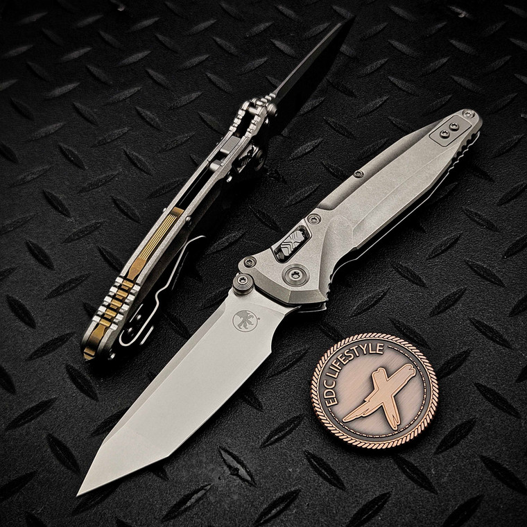 MICROTECH SOCOM DELTA RAM-LOK T/E MARFIONE SELECT STONEWASH TITANIUM W/BRONZE TI ACCENT 163RL-10MS2