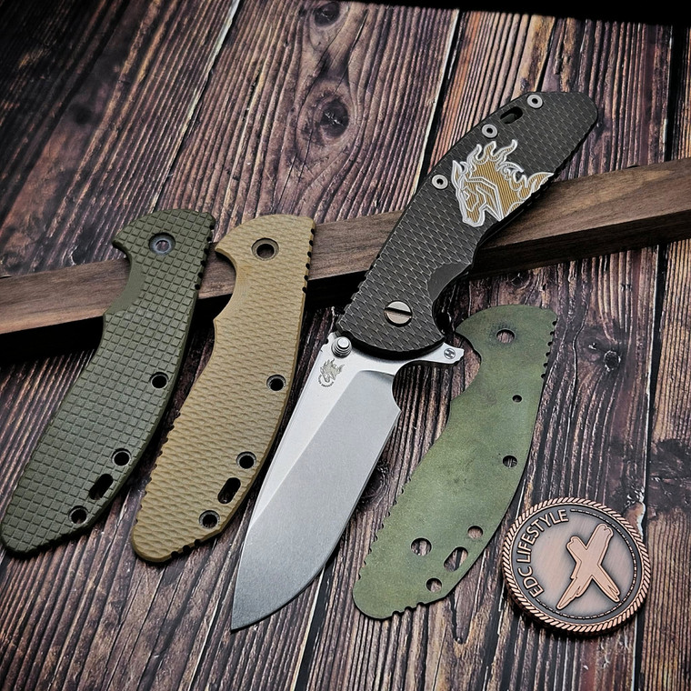Hinderer XM-18 3.5" Horse Head MEFP Scales - Preowned