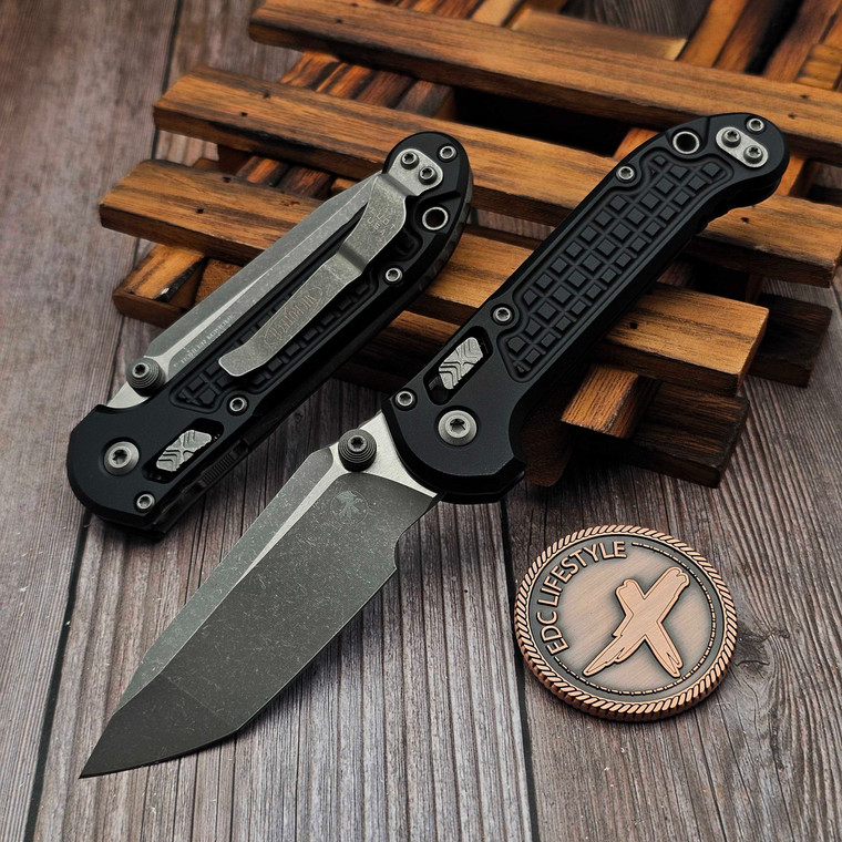Microtech LUDT Ram-Lok Black Frag 3.40" T/E  Apocalyptic 1136RL-10APFR By Edc Lifestyle