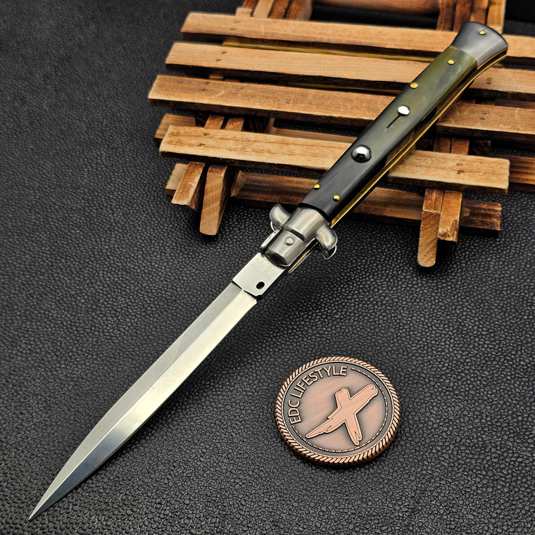 Franke Beltrame 11" Stiletto Dagger Brazilian Horn
