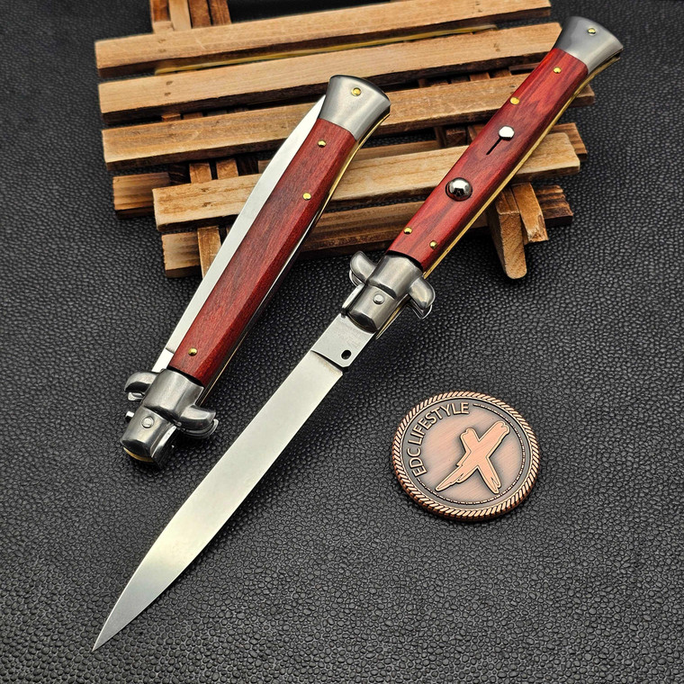 Franke Beltrame 11" Stiletto Bayonet Red Wood