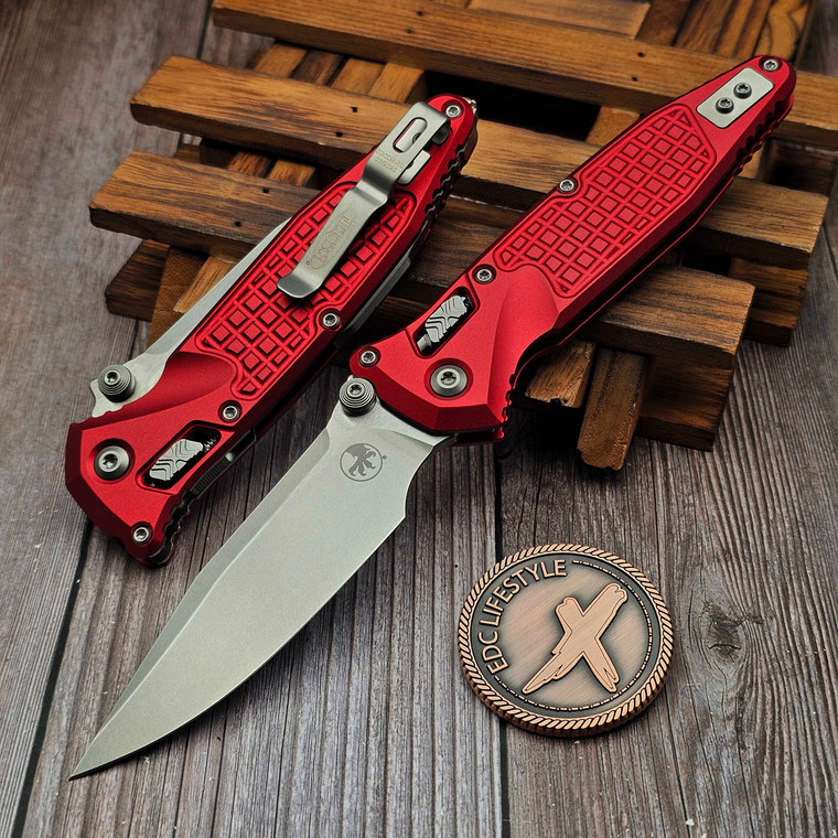 MICROTECH RED SOCOM RAM-LOK S/E STONEWASH FRAG ALUMINIUM 160RL-10FRRD