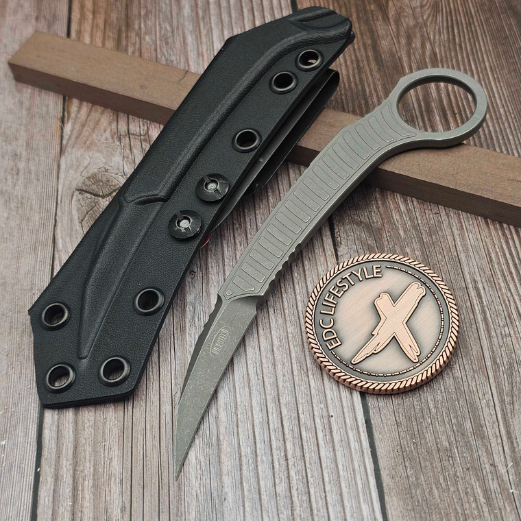 Microtech Feather S/E Apocalyptic 215-10APS - Preowned S/N 2154