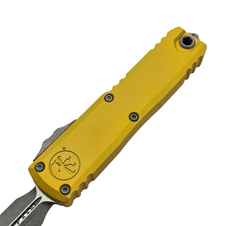 Microtech UTX-85 Gen IV Yellow D/E 3.10" M390MK Apocalyptic 12324-10APYW