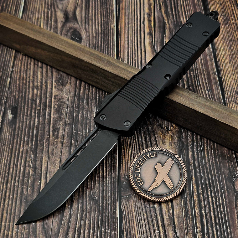 Microtech Combat Troodon DLC Shadow S/E 143-1DLCTSH  - Preowned