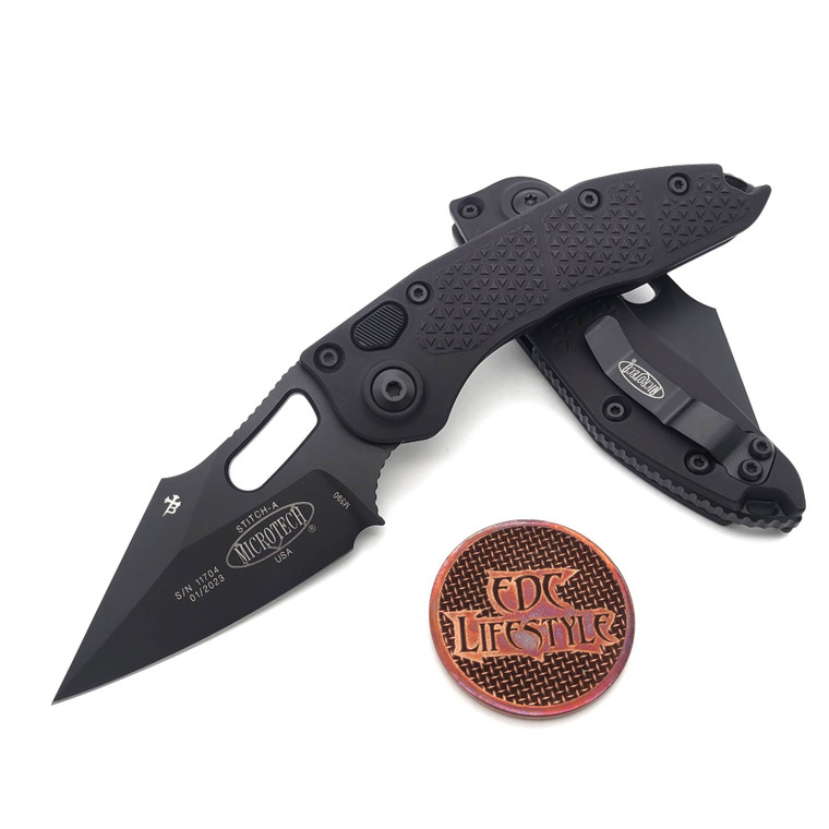 Microtech Borka Auto Stitch 169-1T Tactical Black Standard S/E