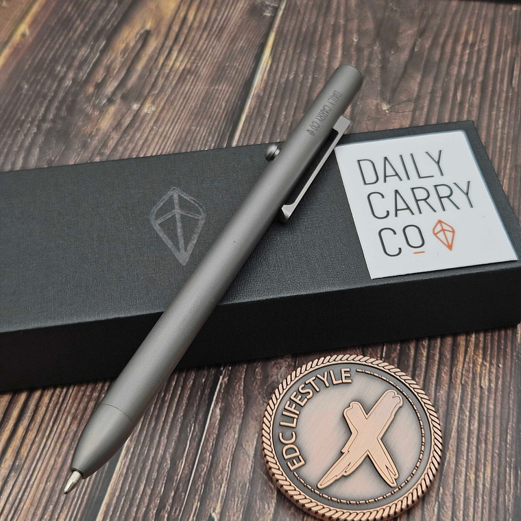 Daily Carry Co TiPen Titanium Bolt Action  by EDC Lifestyle