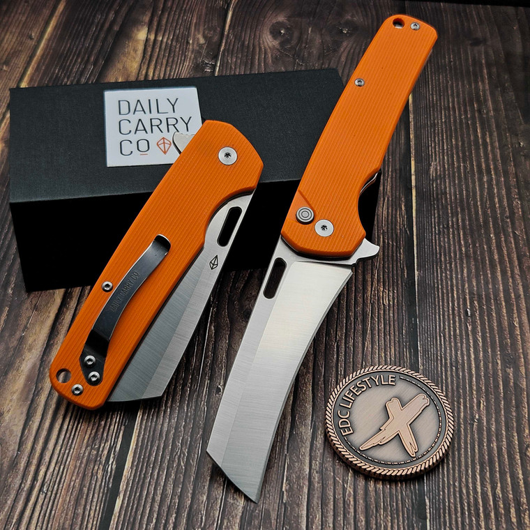 Daily Carry Co Gauntlet H Orange 3.74" Hawksbill  by EDC Lifestyle