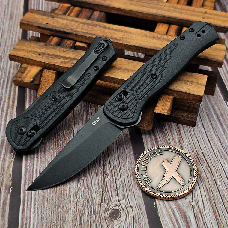 CRKT Sero Crossbar Lock 3.02" S/E Titanium Nitride by EDC Lifestyle