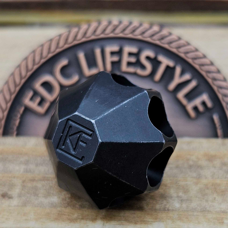 Custom Knife Factory CKF KAZ Bead Black Titanium by EDC Lifestyle